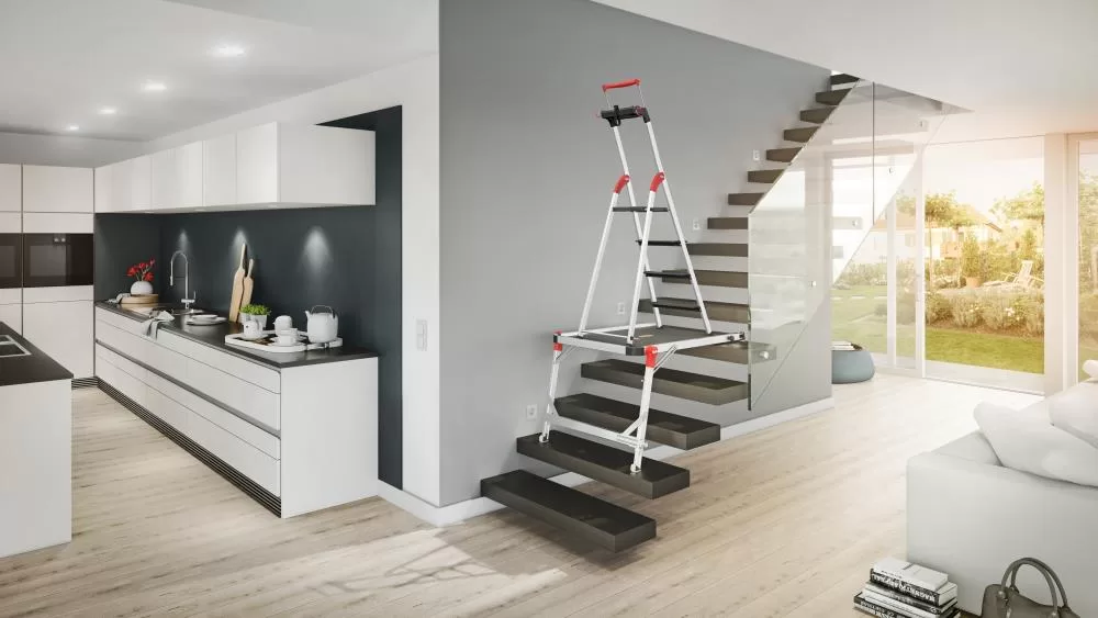 Hailo Aluminum 29.52-in Platform For Ladders - Image 9