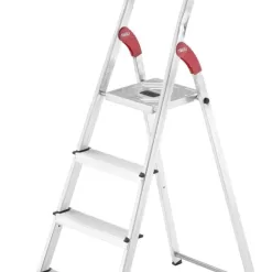 Hailo L60 Aluminum 5.28-ft Type 2- 225-lb Capacity Platform Step Ladder