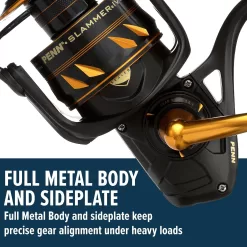 PENN Slammer IV Spinning Reel, Size 7500, Right/Left Hand Position