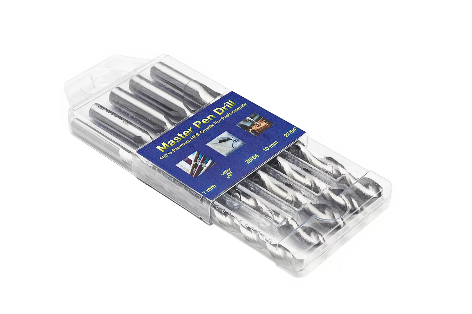 FISCH Assorted Woodboring Brad-point Drill Bit Set