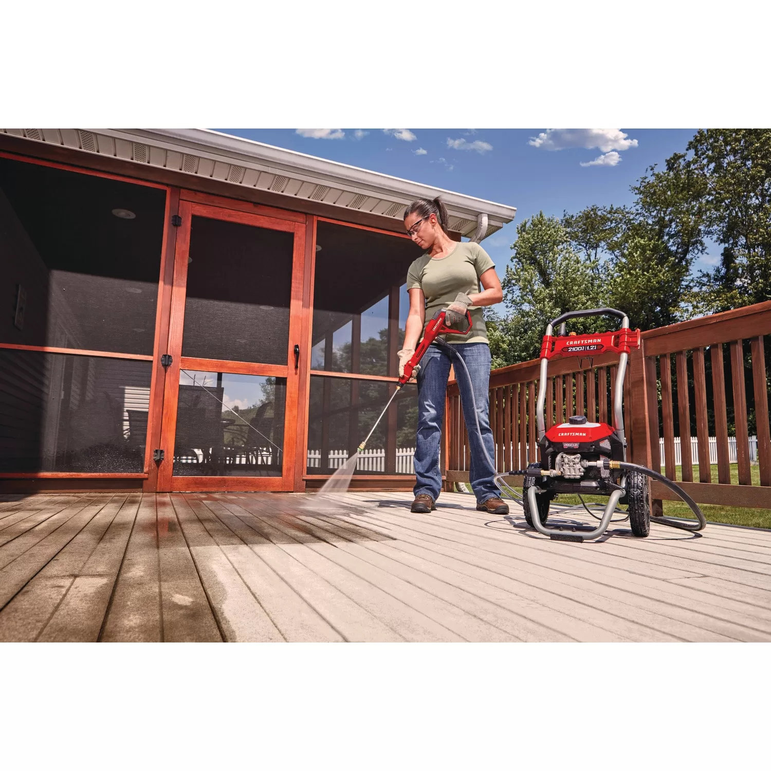 CRAFTSMAN CMEPW2100 2100 PSI 1.2-Gallon-GPM Cold Water Electric Pressure Washer - Image 20