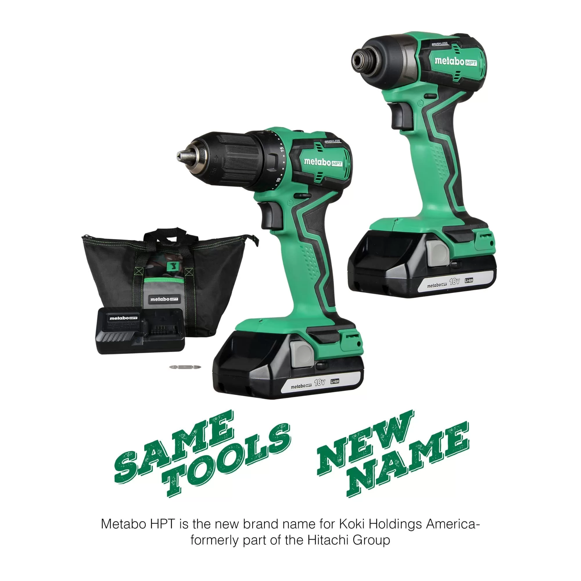 Metabo HPT MultiVolt 2-Tool 18-volt Brushless Power Tool Combo Kit with Soft Case (2 Li-ion Batteries Included and Charger Included) - Image 12