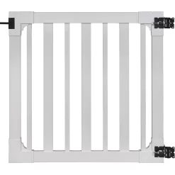 WamBam Fence 4-ft H x 4-ft W White Vinyl Flat-top Fence Gate Kit