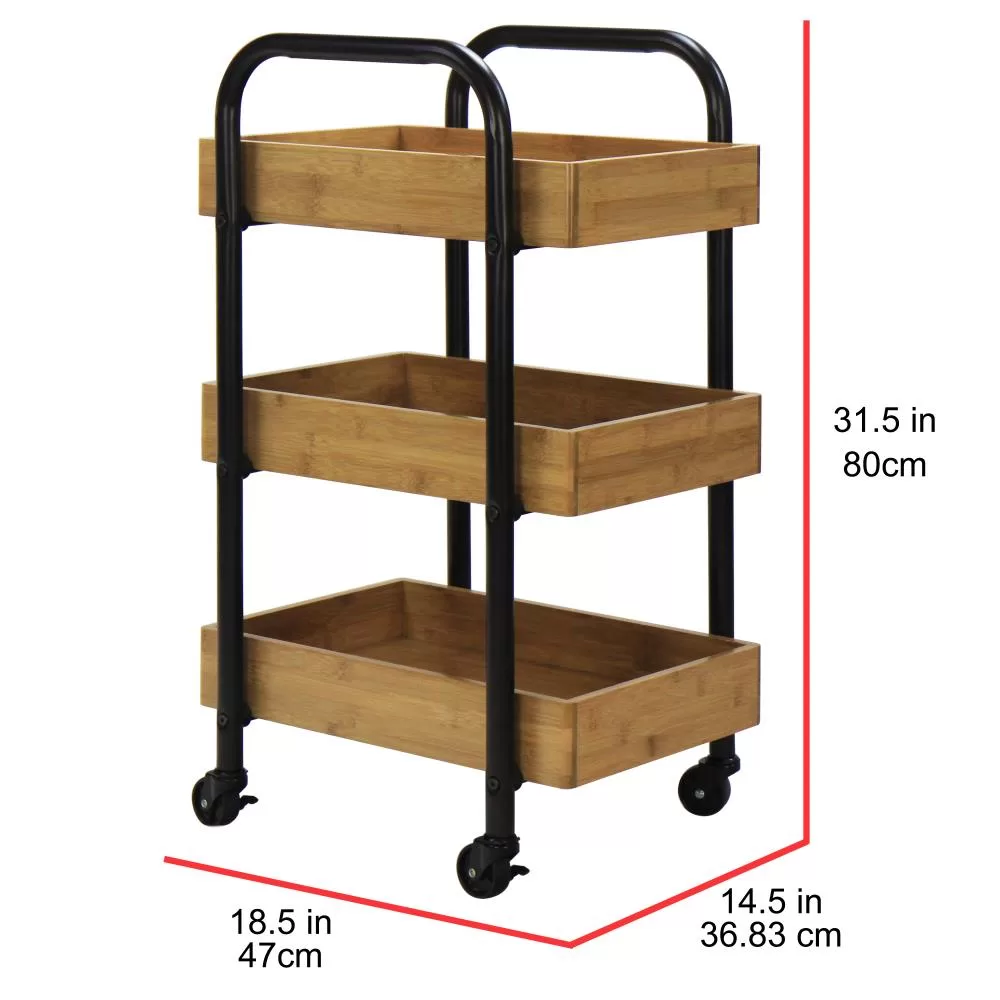 Oceanstar 31.5-in Rack Utility Cart - Image 9