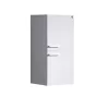 Fresca Senza 12.65-in W x 27.5-in H x 12-in D White Soft Close Bathroom Wall Cabinet