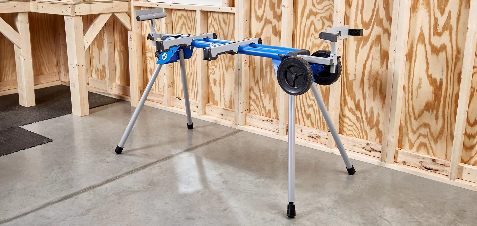 Kobalt Steel Adjustable Rolling Miter Saw Stand - Image 4