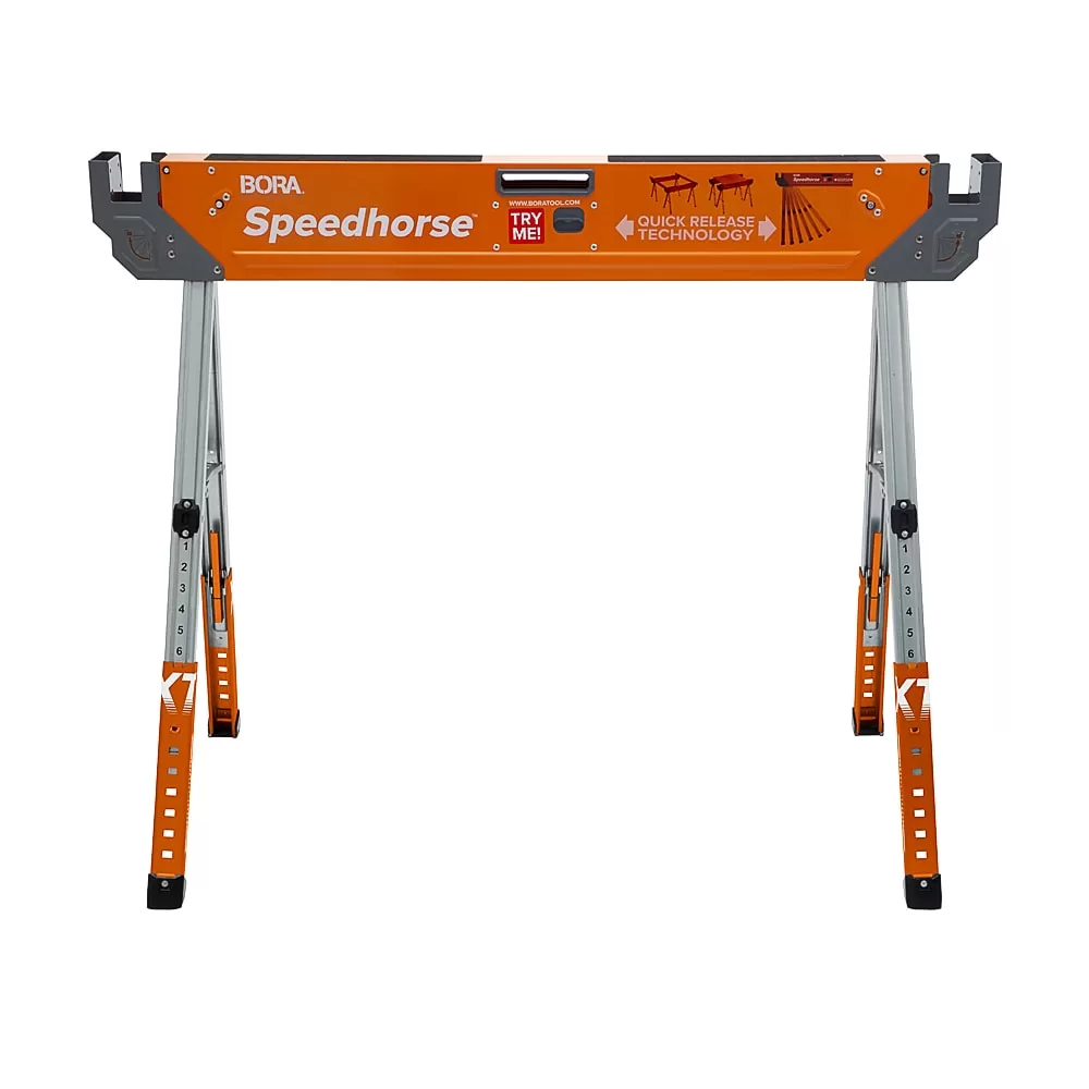 BORA 2-Pack 3-in W x 36-in H Adjustable Steel Saw Horse (1500-lb Capacity) - Image 4