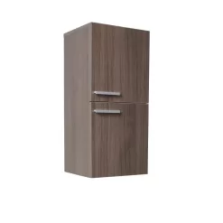 Fresca Senza 12.65-in W x 27.5-in H x 12-in D Gray Soft Close Bathroom Wall Cabinet