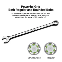 Alternative view of Capri Tools 12-Piece Set 6-point Metric Standard Combination Wrench Includes Soft Case
