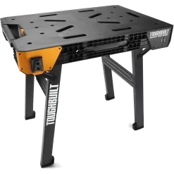 TOUGHBUILT QuickSet 1,000lb Capacity 23.5-in W x 31-in H Black and Gray Plastic Work Bench