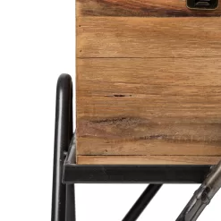 Alternative view of Home View Design 16.5-in W x 28.3-in H Wood Composite Natural Freestanding Utility Storage Cabinet