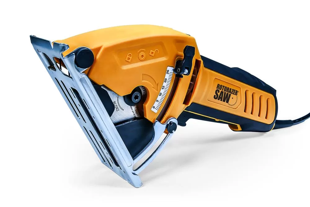 RotoRazer 3-1/2-in Worm Drive Corded Compact Saw Circular Saw - Image 3