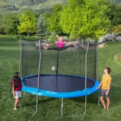 Alternative view of Propel Trampolines 12 foot trampoline 12-ft Round Backyard in Blue