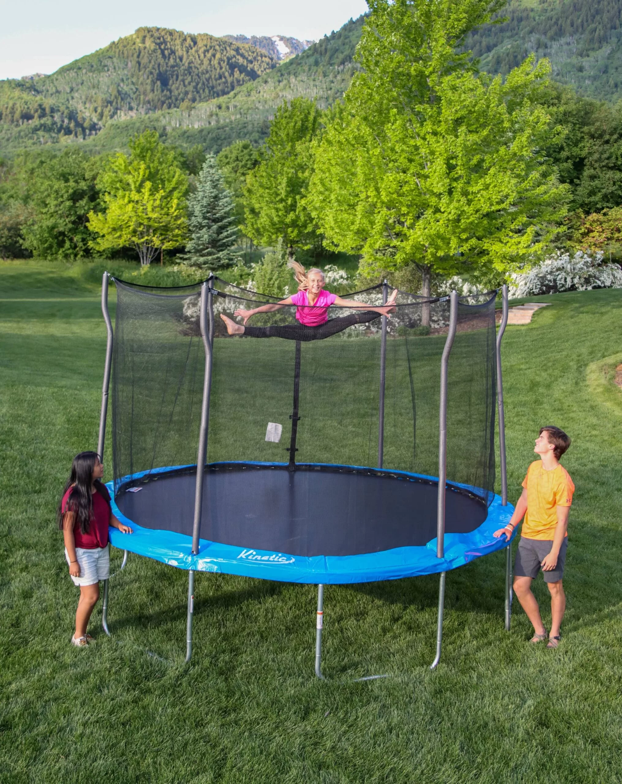 Propel Trampolines 12 foot trampoline 12-ft Round Backyard in Blue - Image 2