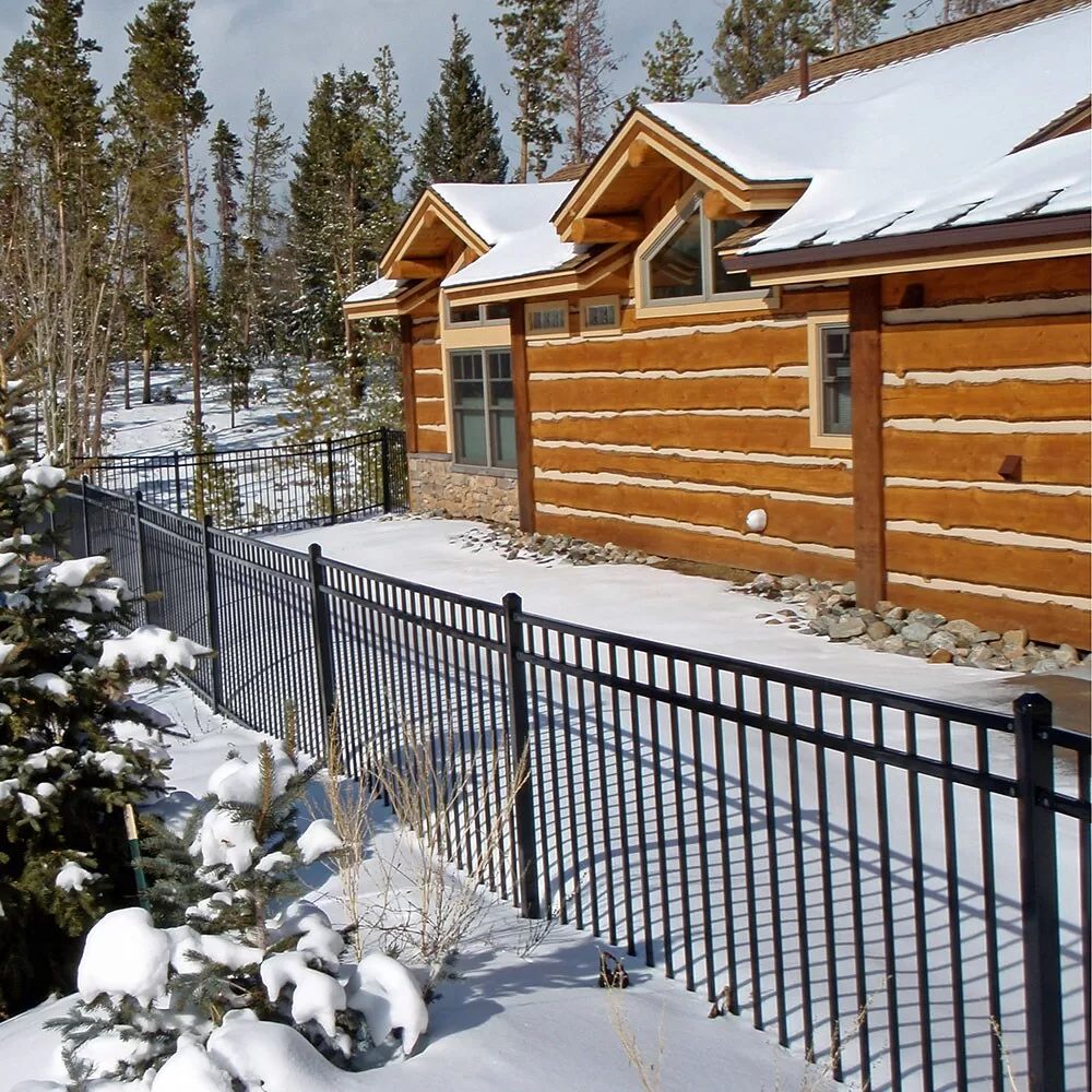 Fortress Building Products Versai 4-ft H x 8-ft W Gloss Black Steel Privacy Fence Panel - Image 4