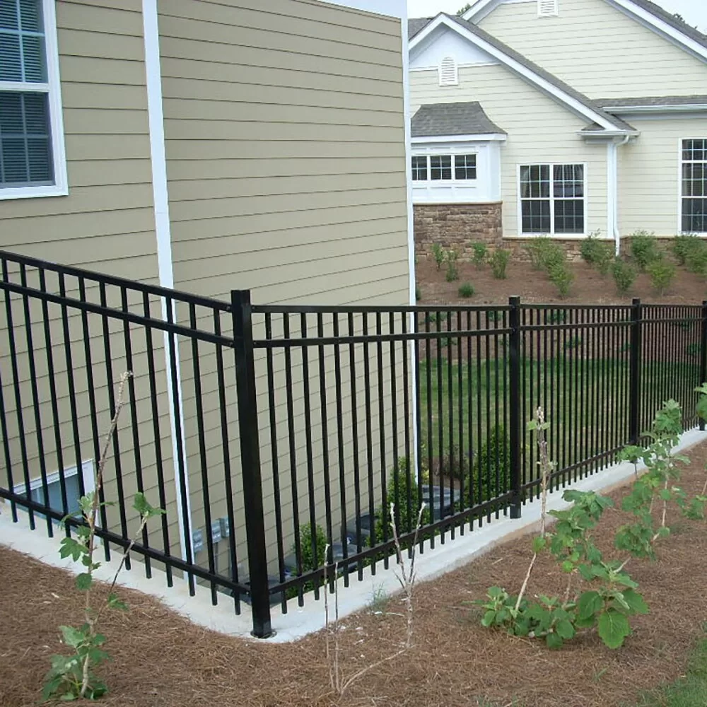 Fortress Building Products Versai 4-ft H x 8-ft W Gloss Black Steel Privacy Fence Panel - Image 5