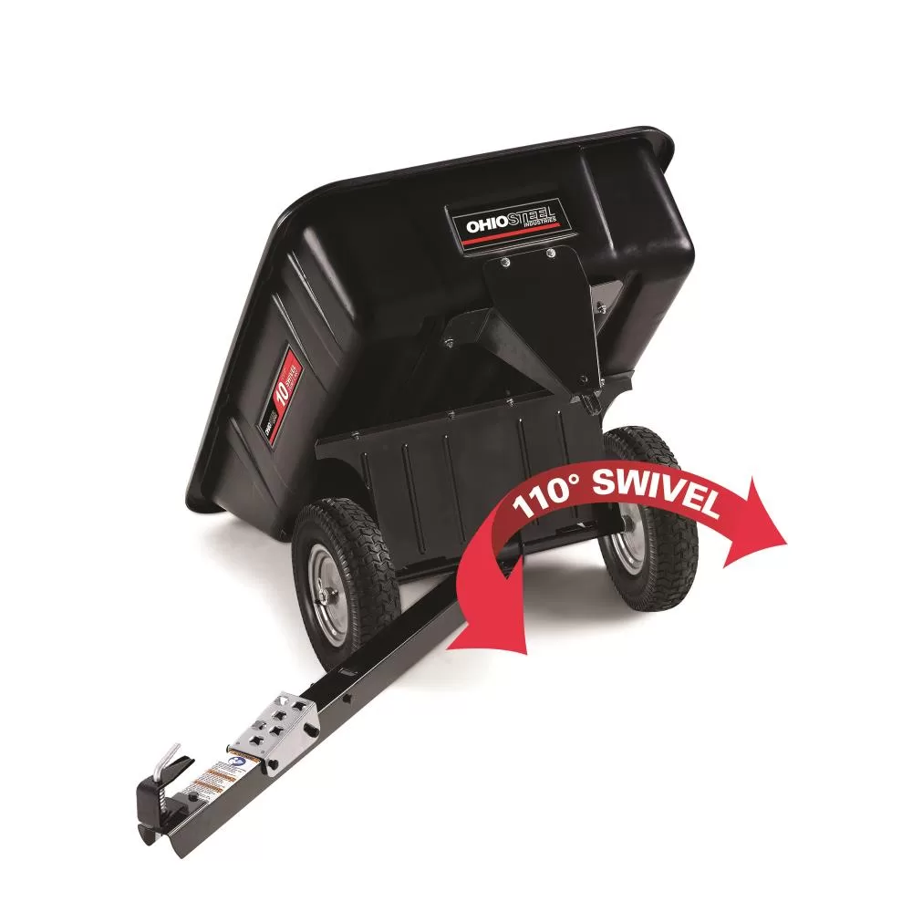 Ohio Steel 3040P-SD 10-cu ft Poly Dump Cart - Image 2