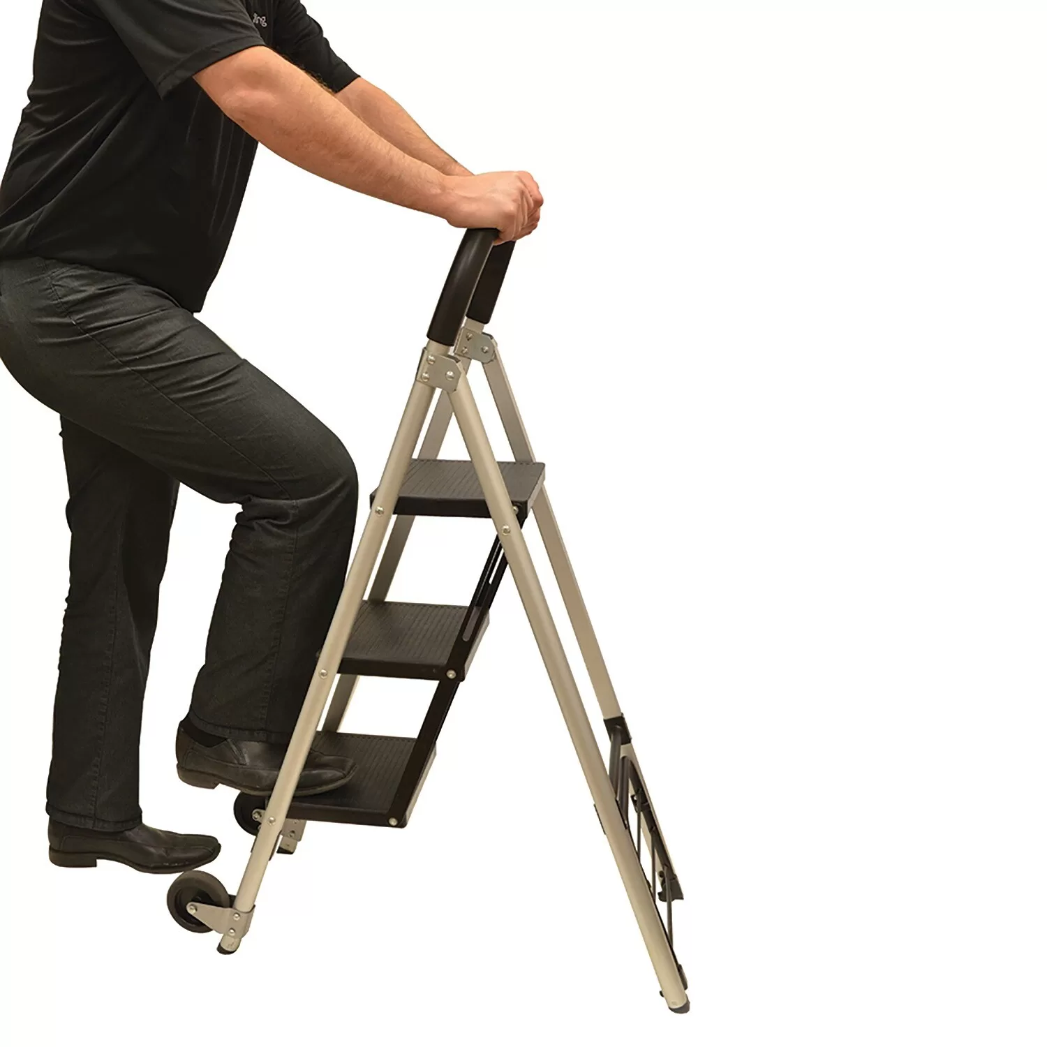 Bios Medical Fiberglass 3.9-ft Type 1A- 300-lb Capacity Step Ladder - Image 3