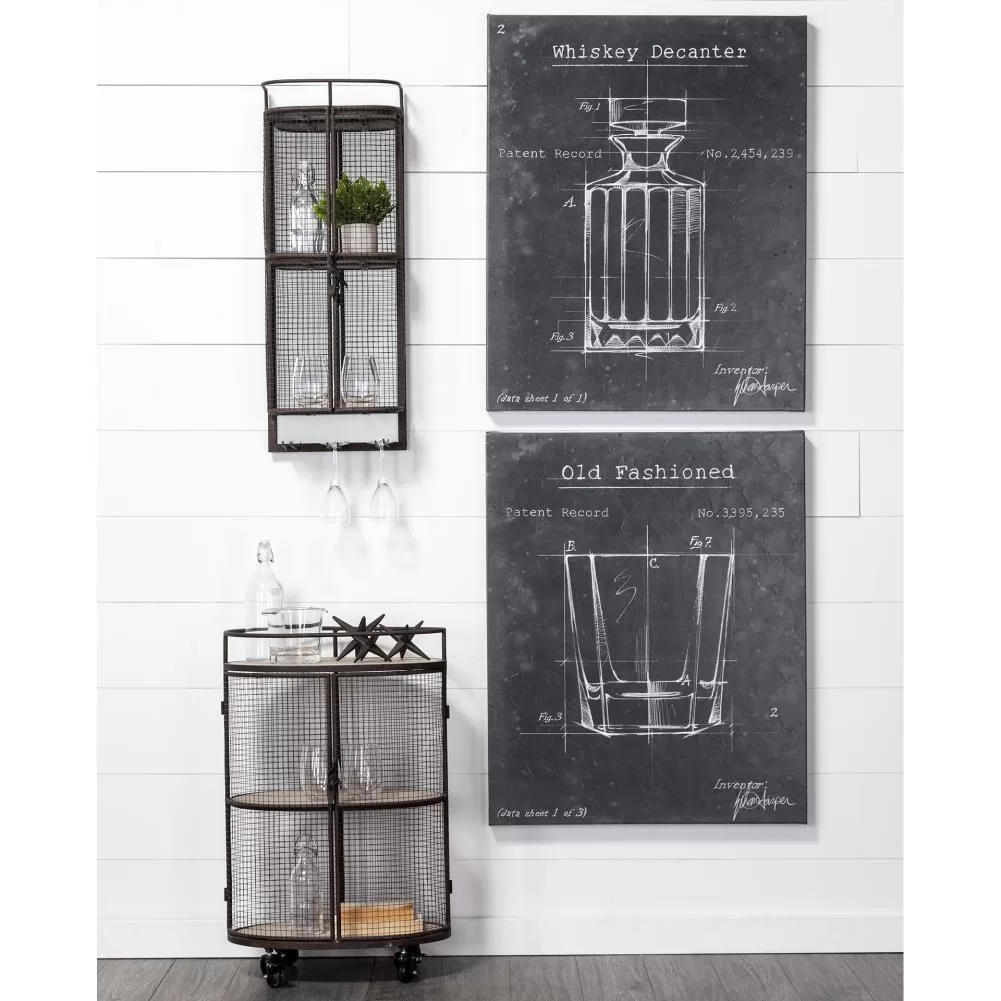 Mercana Black Metal Base with Wood Top Rolling Kitchen Cart (13.3-in x 20.3-in x 31.5-in) - Image 7