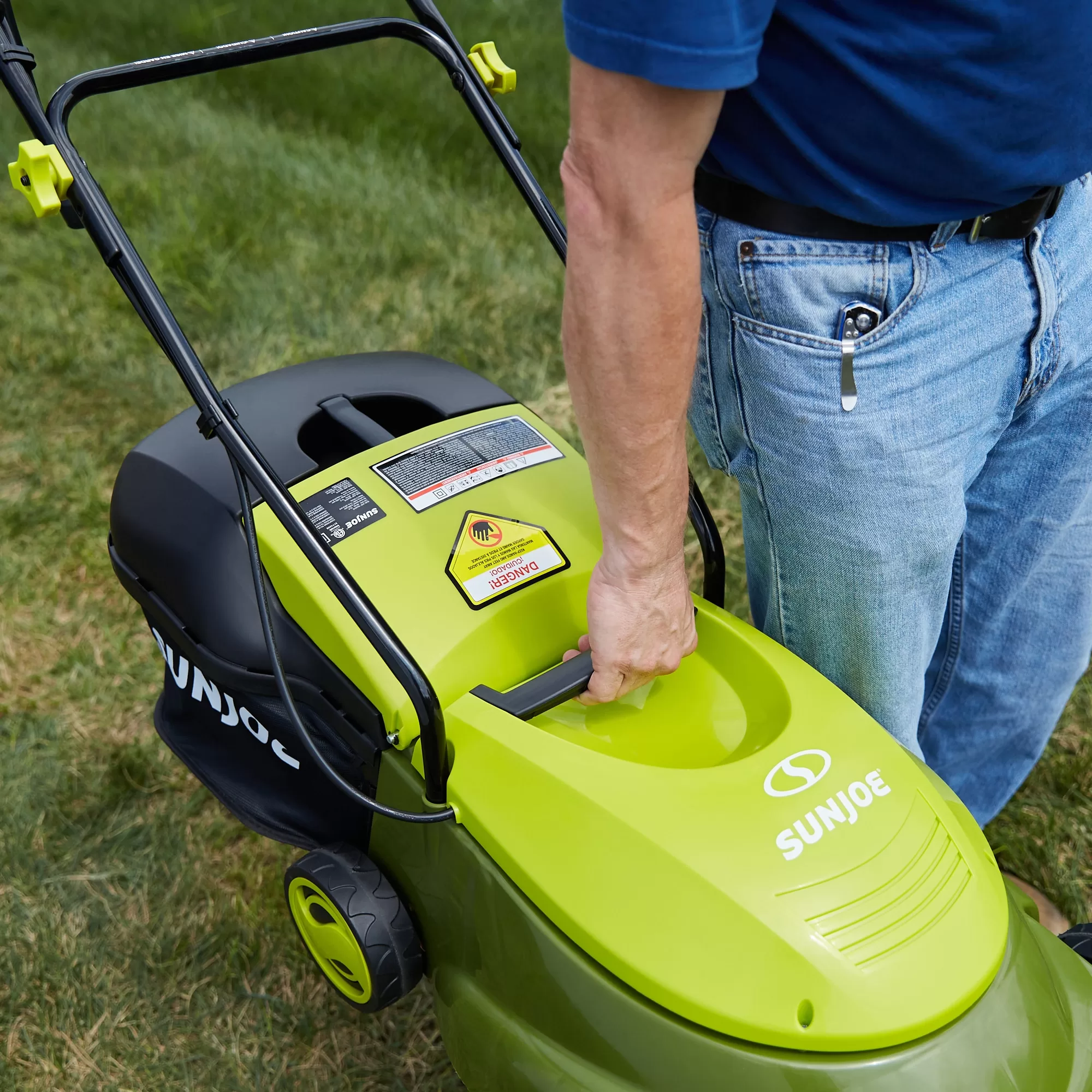 Sun MJ401E Joe Mow Joe Electric Lawn Mower 12-Amp 14-in Corded Electric Lawn Mower - Image 9