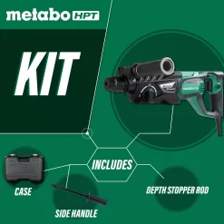 Alternative view of Metabo HPT Sds-plus Variable Speed Corded Rotary Hammer Drill (Tool Only)