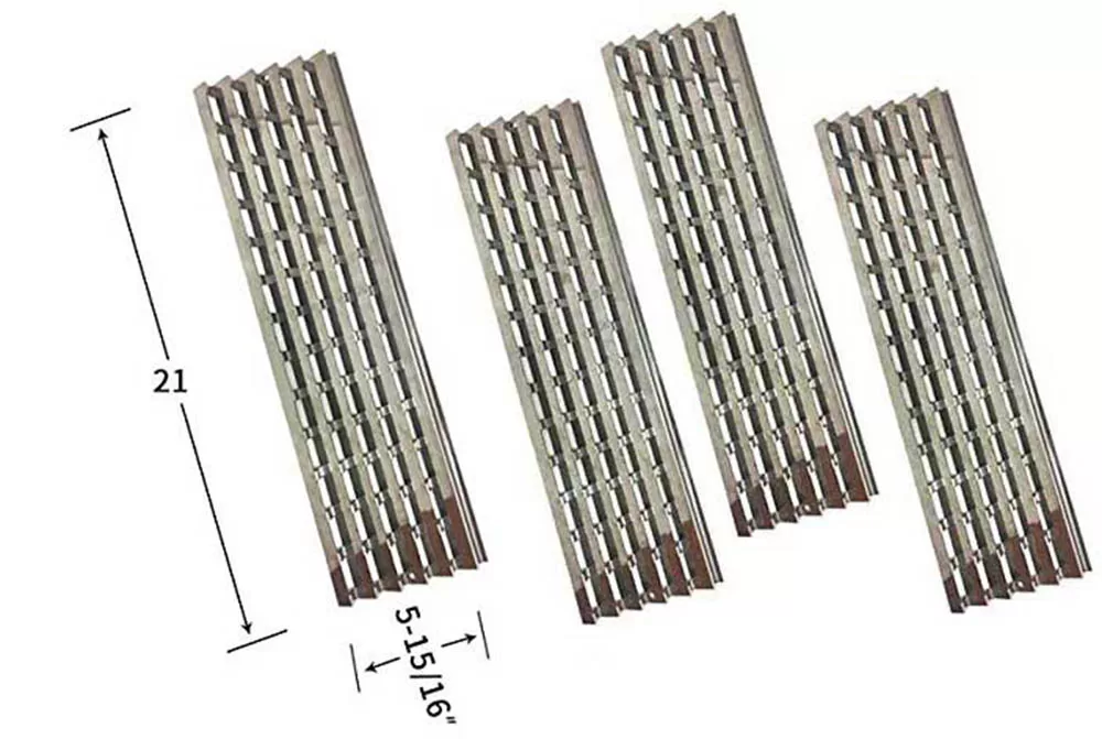 Replacement Flavorizer Bars for Viking VGIQ412-2RT, VGBQ410T, VGBQ412-2RT/E, Gas Models, 4-Pack