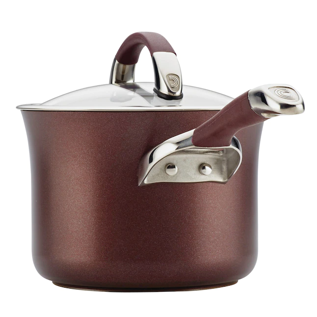 Circulon 11 Piece Symmetry Hard Anodized Cookware Set, Merlot - Image 3