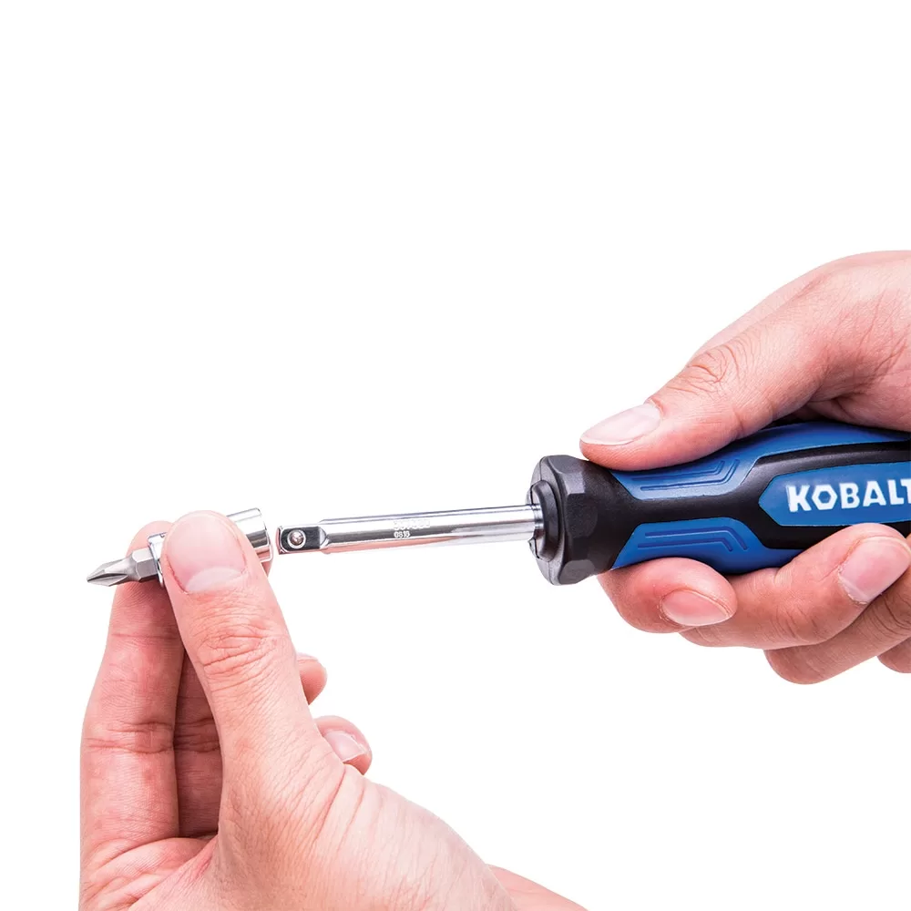 Kobalt 227-Piece Standard (SAE) and Metric Polished Chrome Mechanics Tool Set with Hard Case - Image 9