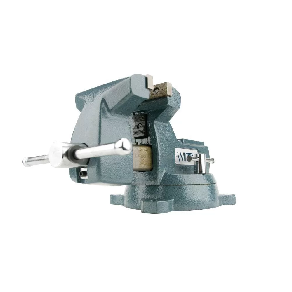 Wilton 740 Series Mechanics Vises- Swivel Base, 4 In. Jaw Width, 4-1/2 In. Jaw Opening, 3-7/8 In. Throat Depth