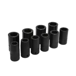 URREA 3/4" Drive 6-Point Deep Impact Socket 10PC