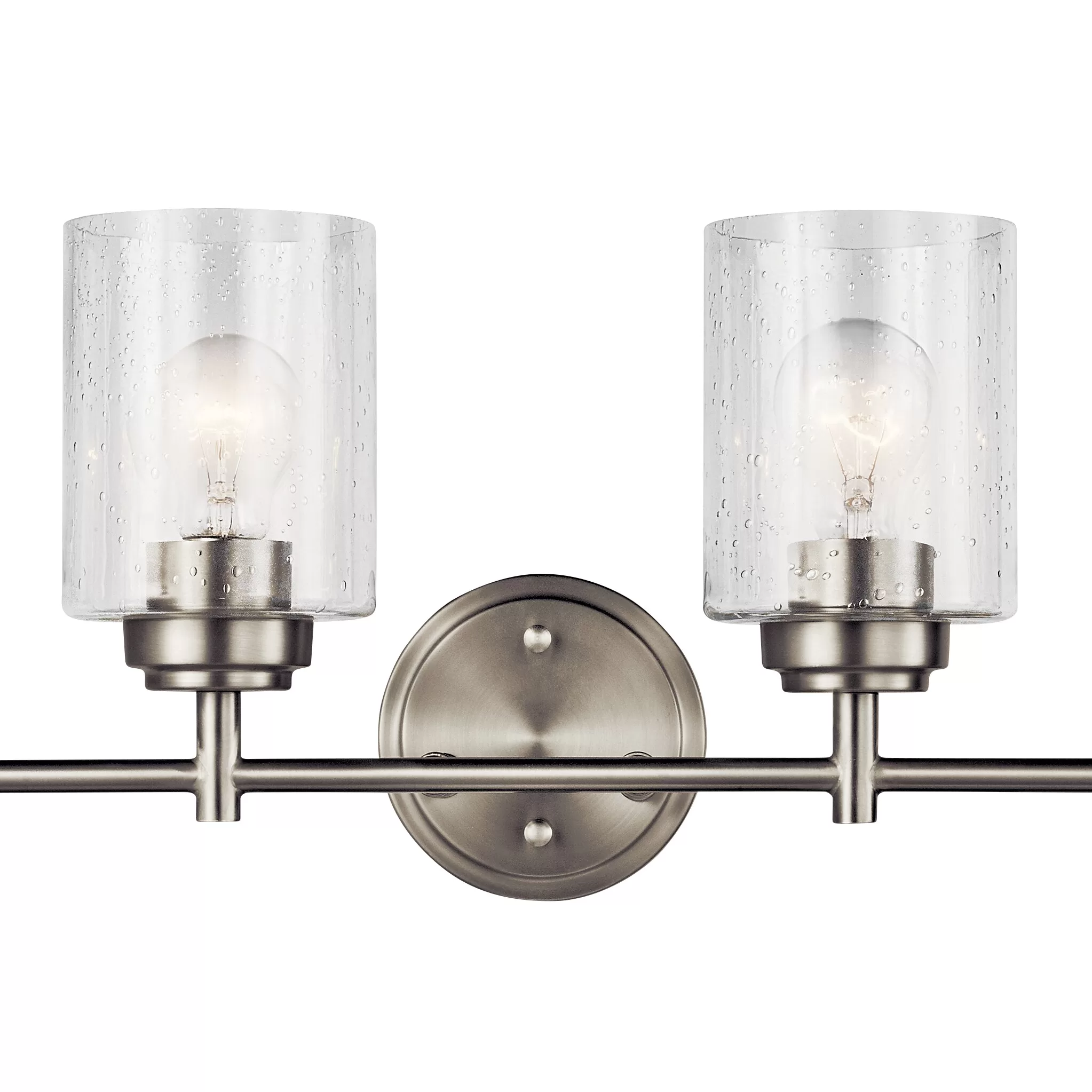 Kichler 45887NI Winslow 30-in 4-Light Brushed Nickel Transitional Vanity Light - Image 4