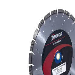 Alternative view of OMEGA 14-in Wet/Dry Turbo Rim Diamond Saw Blade