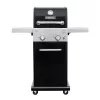 Permasteel Black 2-Burner Liquid Propane Gas Grill