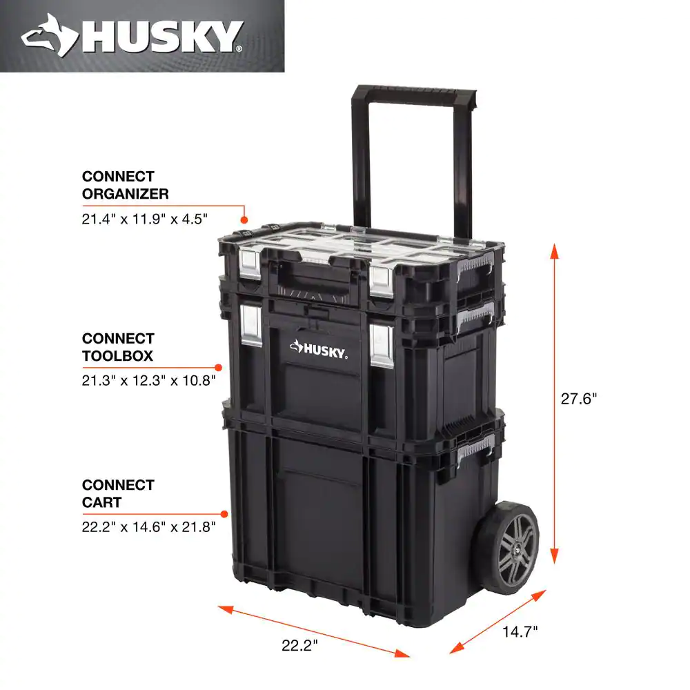 Husky 230381 22 in. Connect Rolling System Tool Box