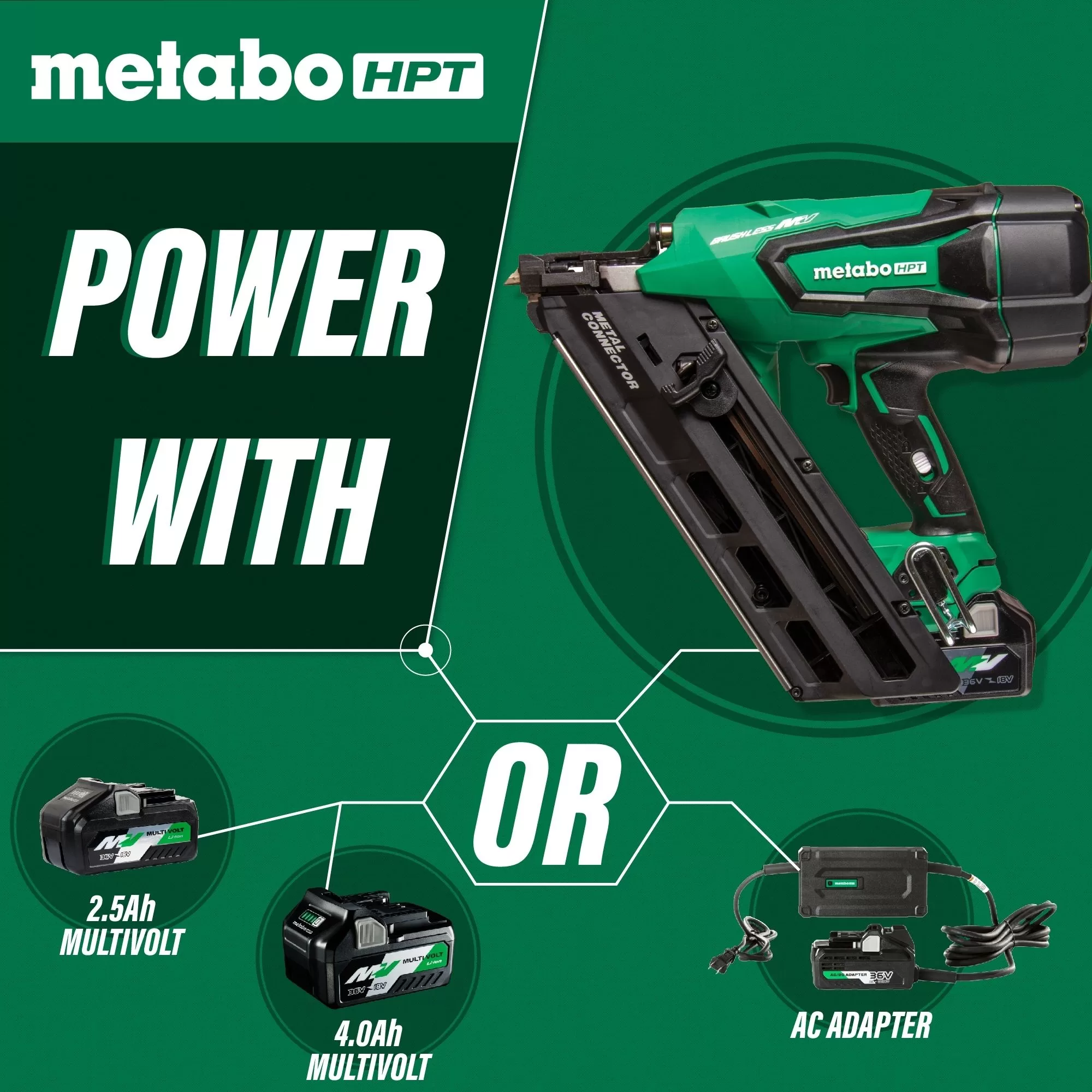 Metabo HPT 1.5-in 35-Degree Cordless Metal-connecting Nailer - Image 6