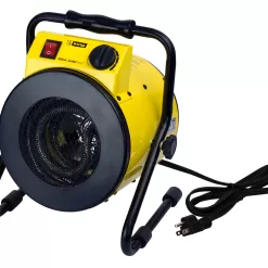 KING PSH1215T 1500-Watt 120-Volt Electric Portable Shop Heater with Thermostat and Plug-In Cord