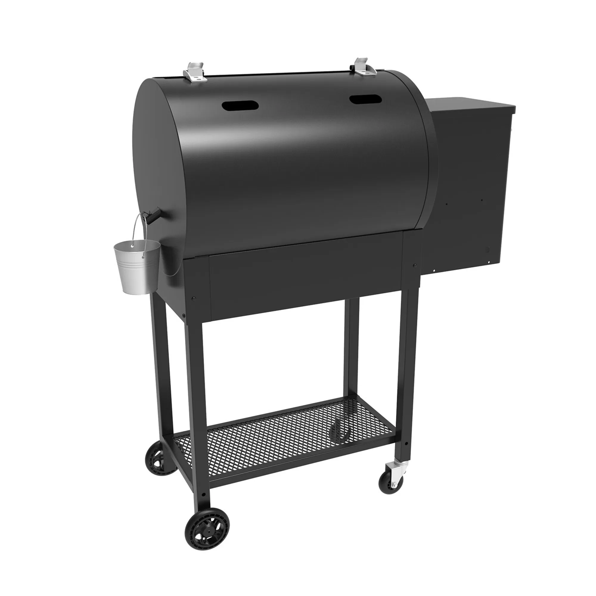 LifePro SCSP760LP 510 Square Inch Barrel Precision Wood Pellet Smoker Grill with Digital Control