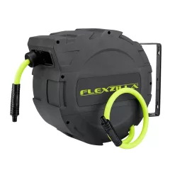 Flexzilla Flexzilla Enclosed Plastic Retractable Air Hose Reel, 3/8-in x 30-ft