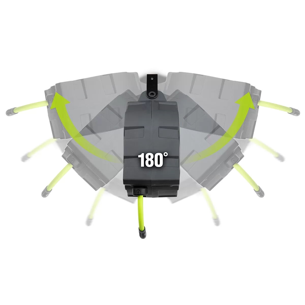 Flexzilla Flexzilla Enclosed Plastic Retractable Air Hose Reel, 3/8-in x 30-ft - Image 5
