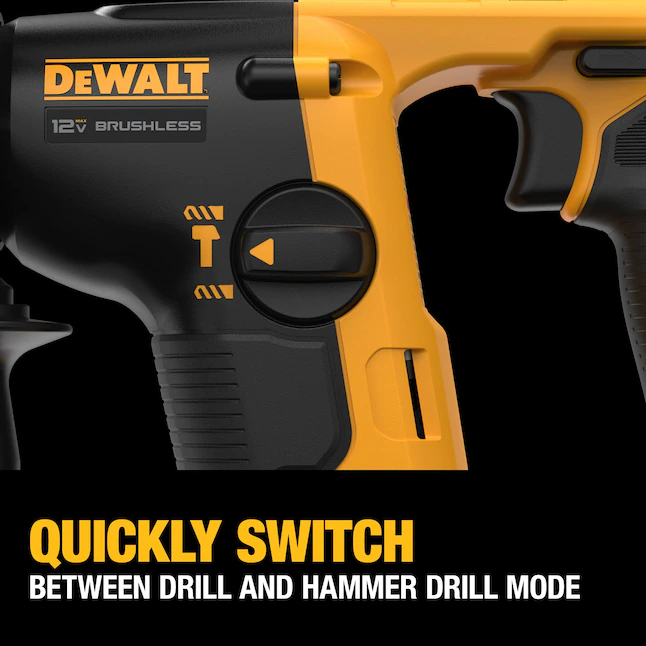 DEWALT DCH072B XTREME 12-volt Max Sds-plus Cordless Rotary Hammer Drill (Tool Only) - Image 5