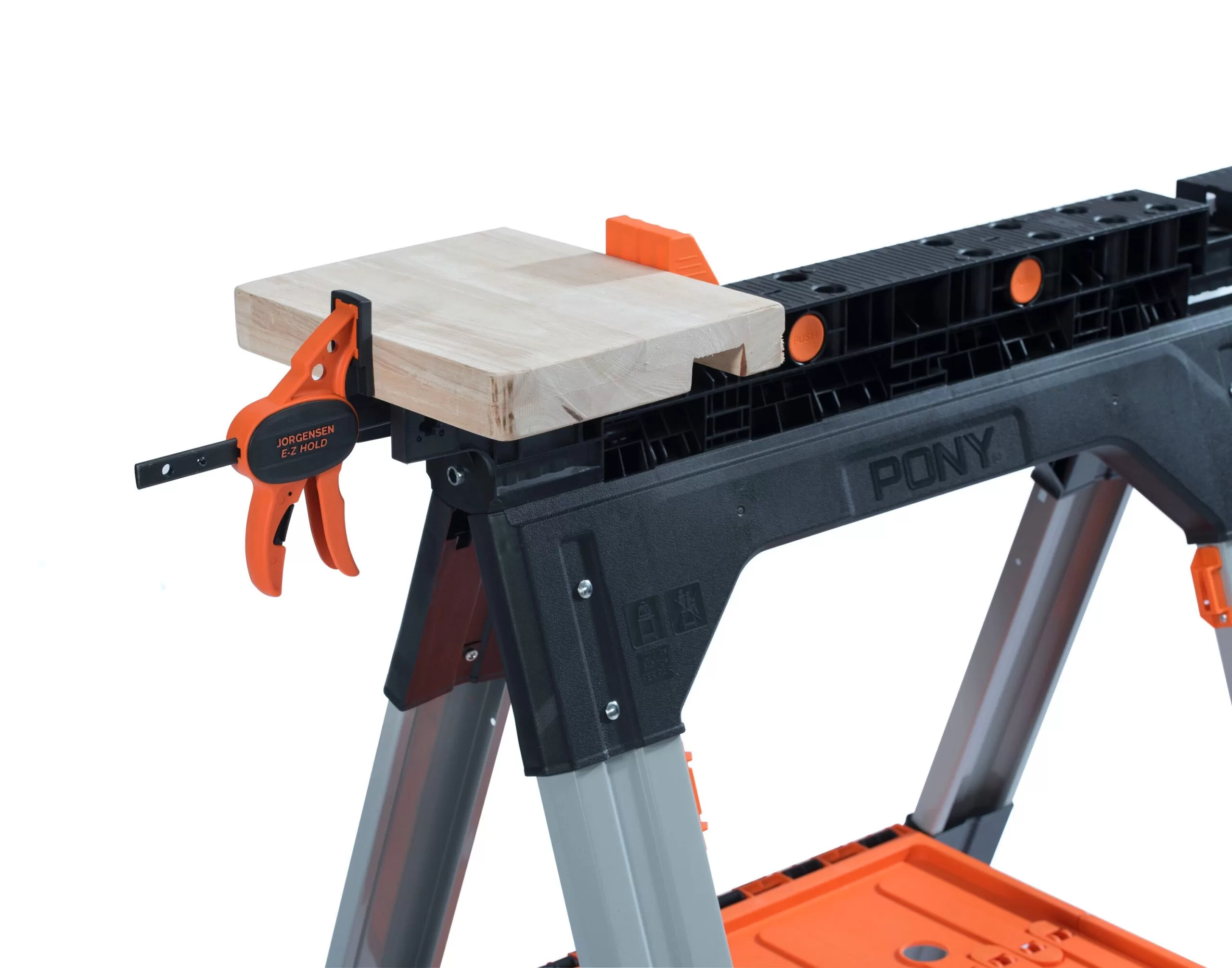 Pony 2-Pack 27-in W x 34.6-in H Steel; Plastic Saw Horse (1200-lb Capacity) - Image 7