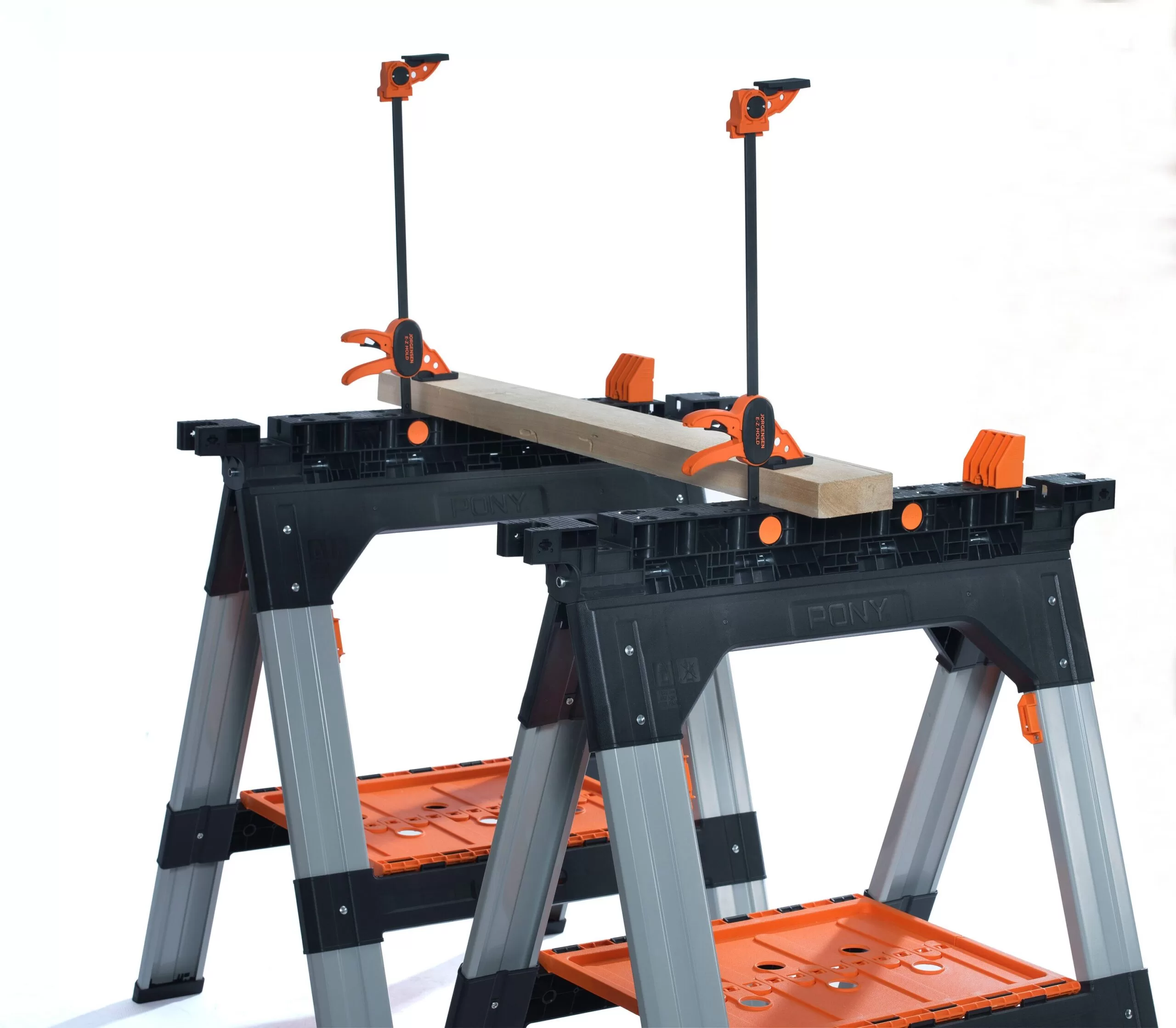 Pony 2-Pack 27-in W x 34.6-in H Steel; Plastic Saw Horse (1200-lb Capacity) - Image 5