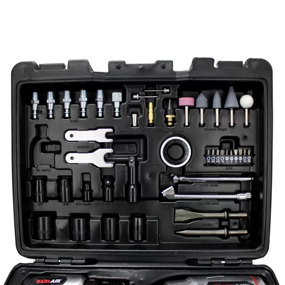 Milton EXELAIR® 50-Piece Professional Impact Wrench and Air Tool Accessory Kit - Image 12
