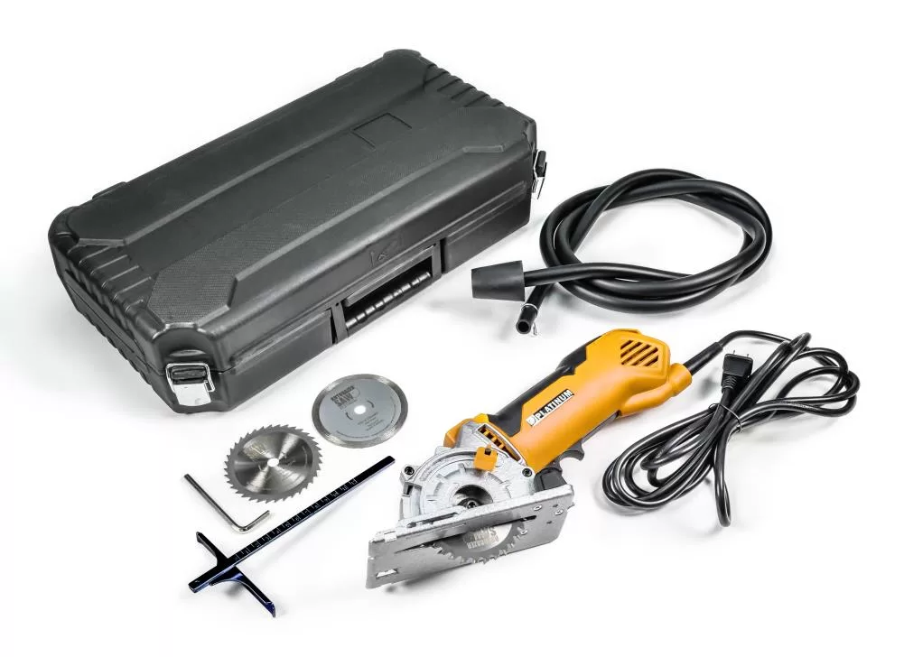 RotoRazer 3-1/2-in Worm Drive Corded Compact Saw Circular Saw - Image 4