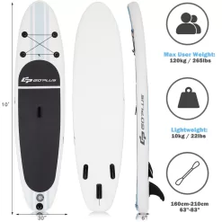 Alternative view of Goplus 10-ft Inflatable Stand Up Paddle Board (7-Pack)
