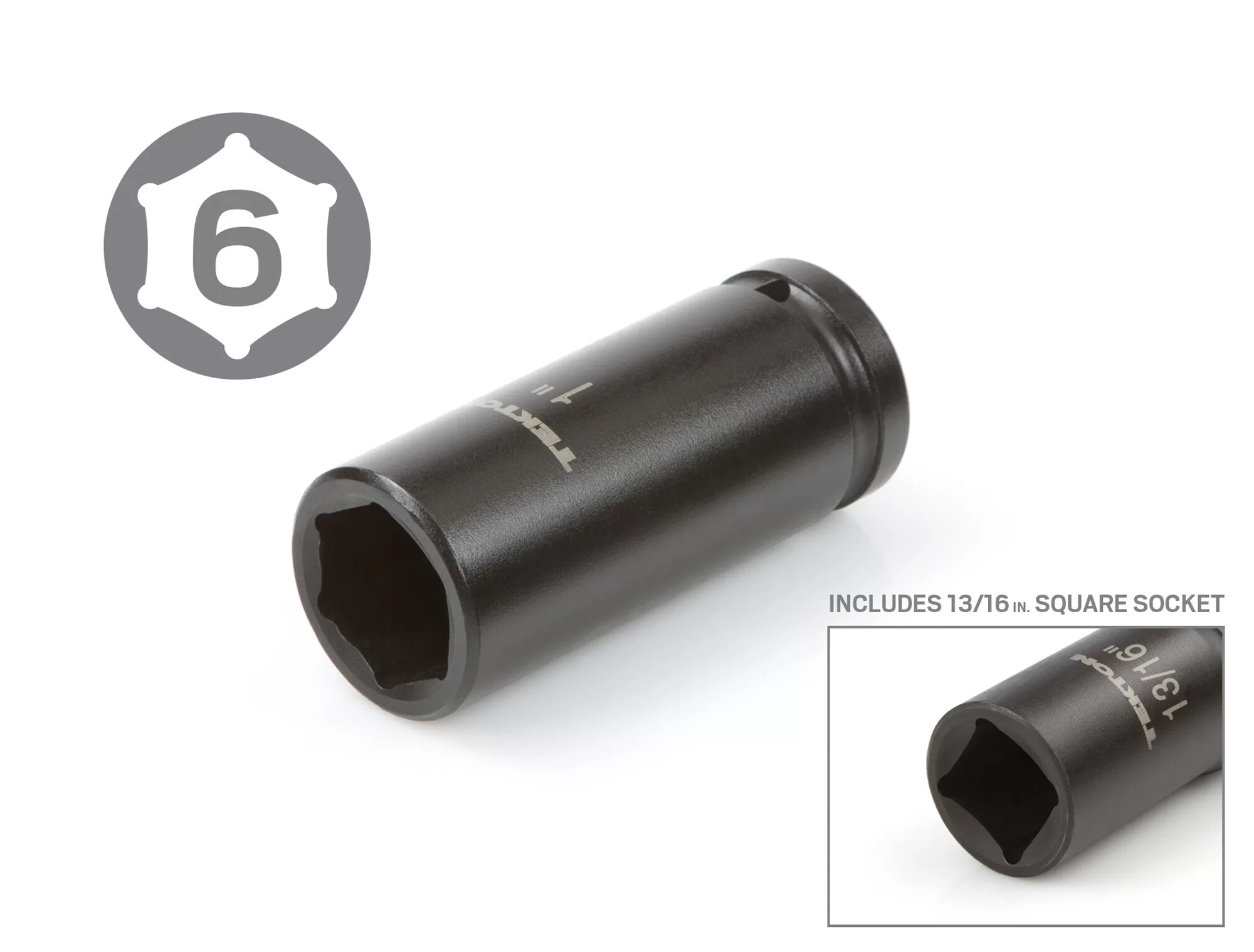 TEKTON 22-Piece Standard (SAE) 3/4-in Drive 6-point Set Deep Socket Set - Image 4