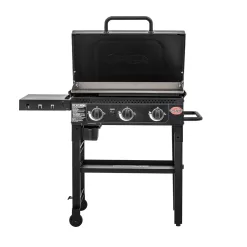 Char-Griller Flat Iron 3-Burner Griddle 3-Burner Liquid Propane Flat Top Grill