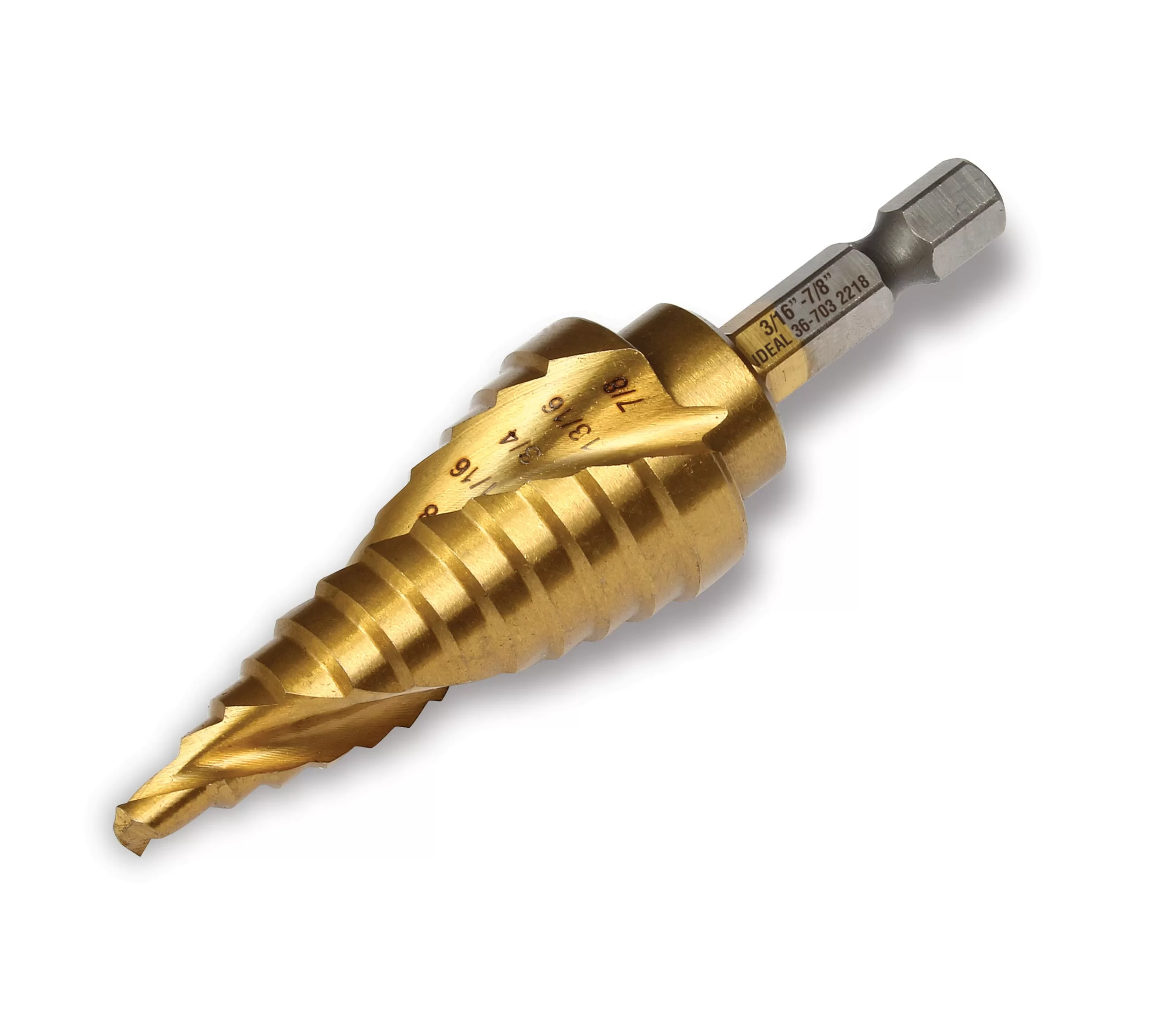IDEAL 1/4-in Step Drill Bit Set (1/4-in to 1-3/8-in) - Image 7