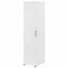 Bush Business Furniture Universal Storage 15.6692-in W x 61.811-in H Wood Composite White Freestanding Utility Storage Cabinet