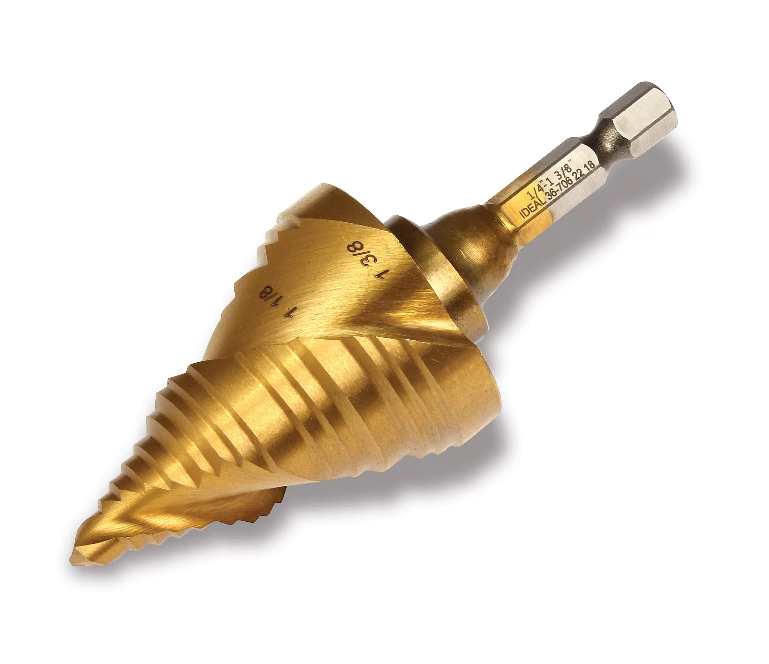 IDEAL 1/4-in Step Drill Bit Set (1/4-in to 1-3/8-in) - Image 9